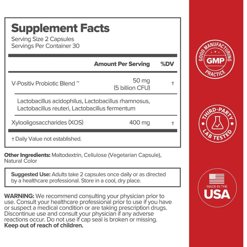 Probioticos Vaginales Mujer pH Balance 60 Capsulas
