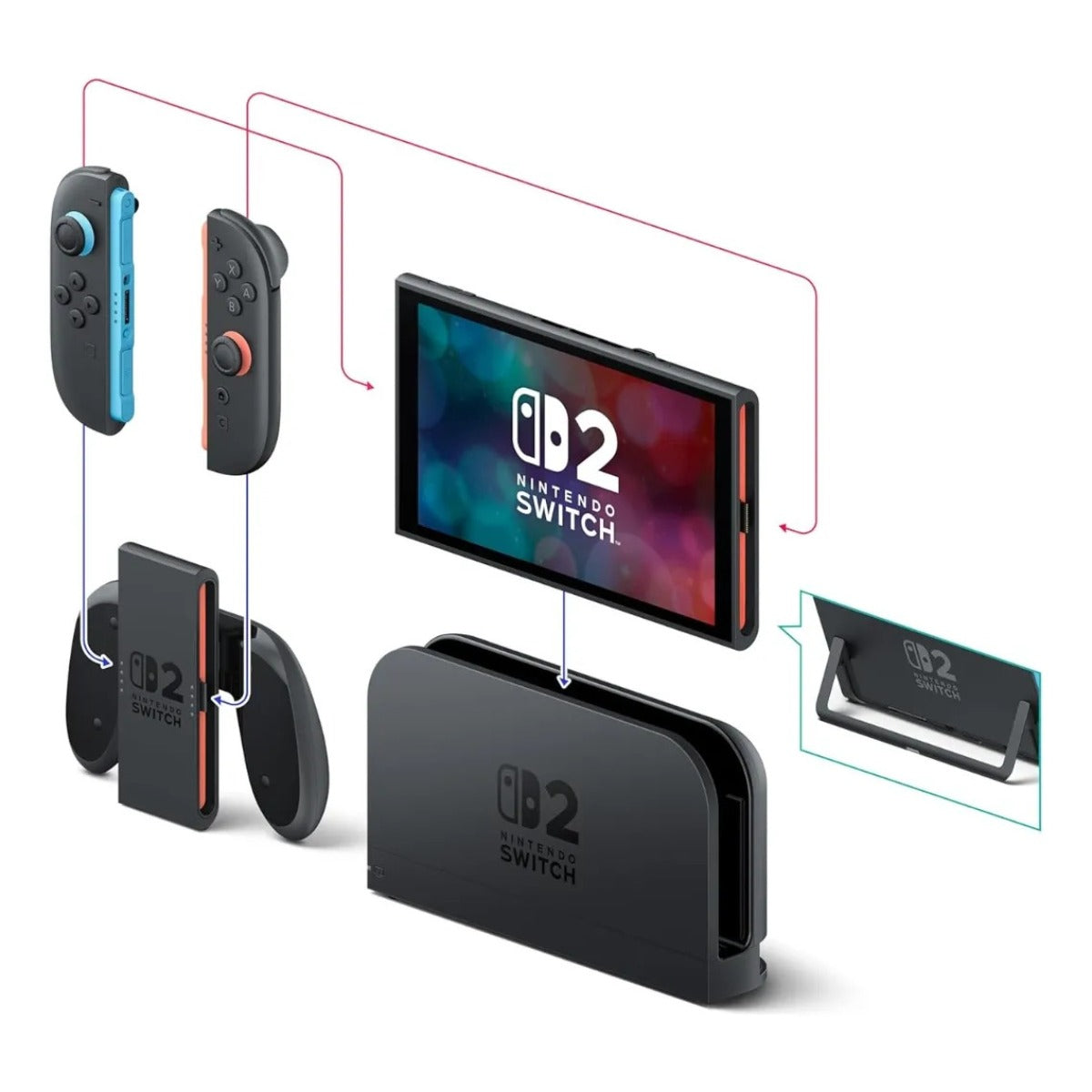 Nintendo Switch 2 Con Super Mario Galaxy Y Super Mario 2