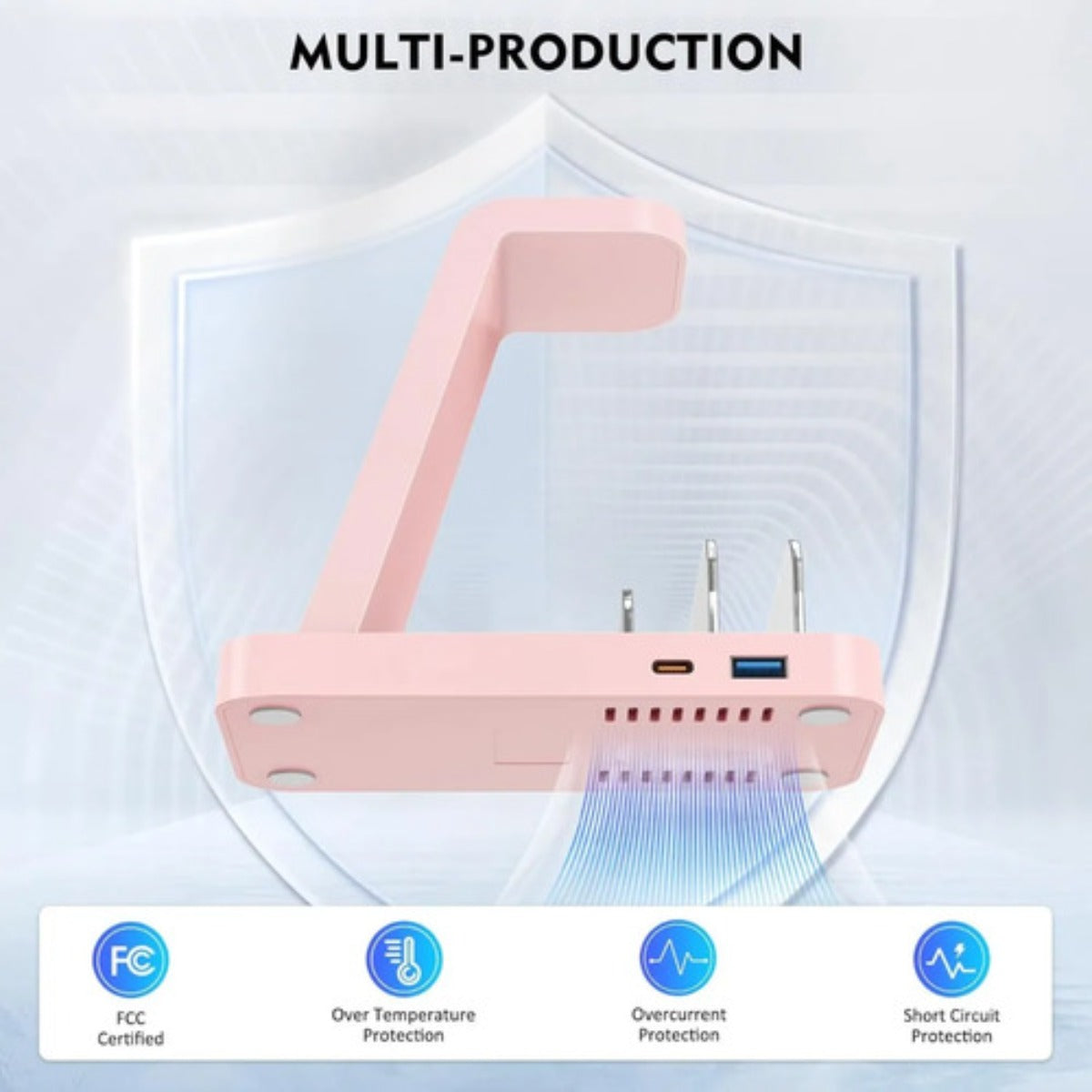 Cargador Inalambrico Gauoln 5 En 1 Iphone Airpods Watch