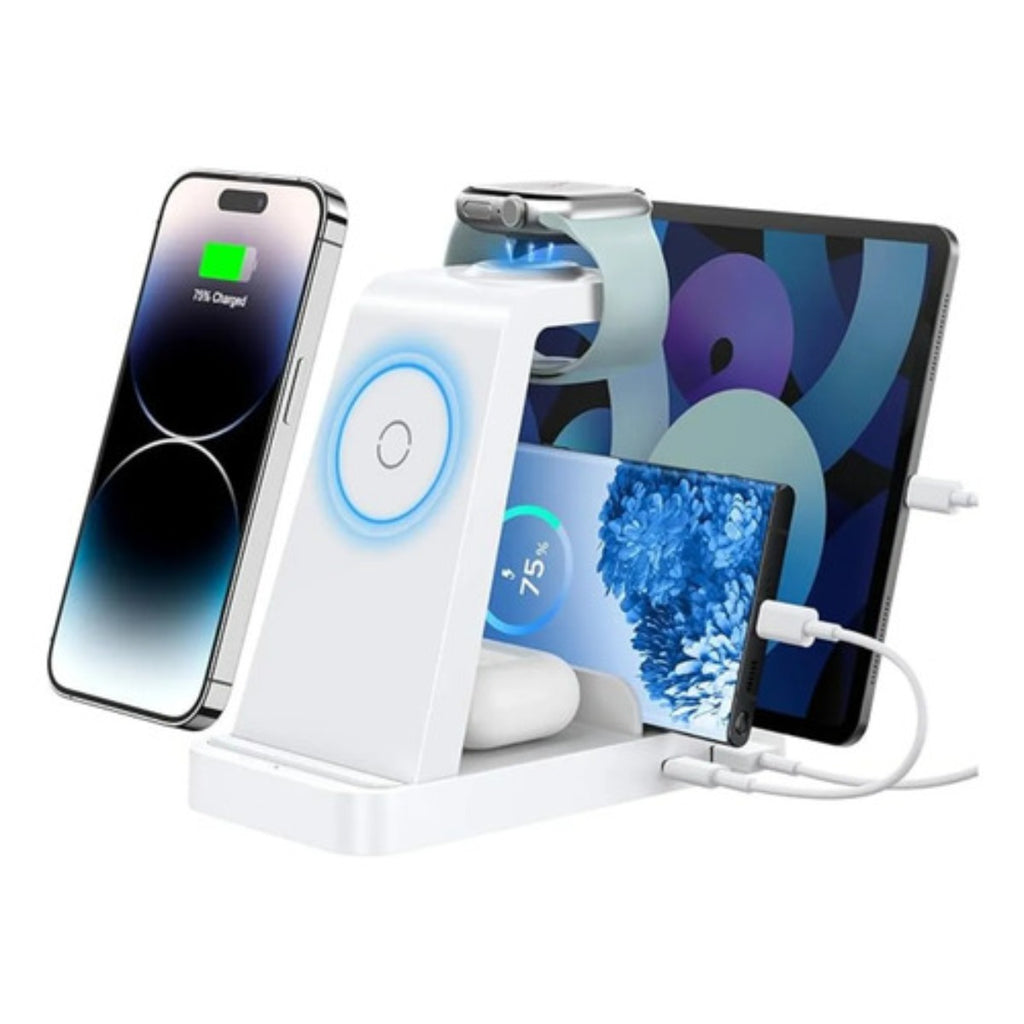 Cargador Inalambrico Gauoln 5 En 1 Iphone Airpods Watch