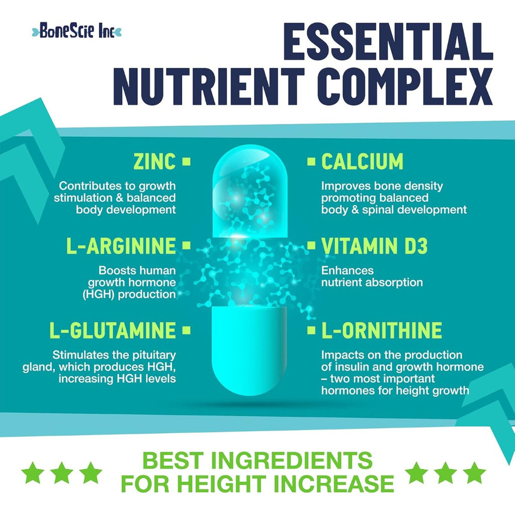 Vitaminas naturales cápsulas huesos energía diaria 120 piezas