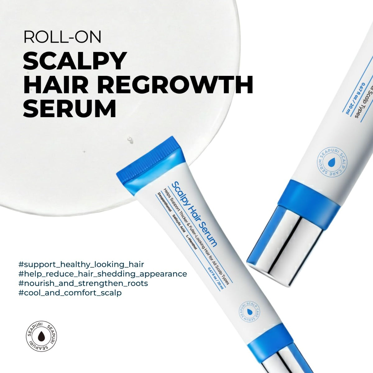 Seapuri Serum Crecimiento Capilar Cuero Cabelludo 20ml
