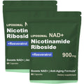 Suplemento NAD Resveratrol 900 mg 80 cápsulas Pack 2