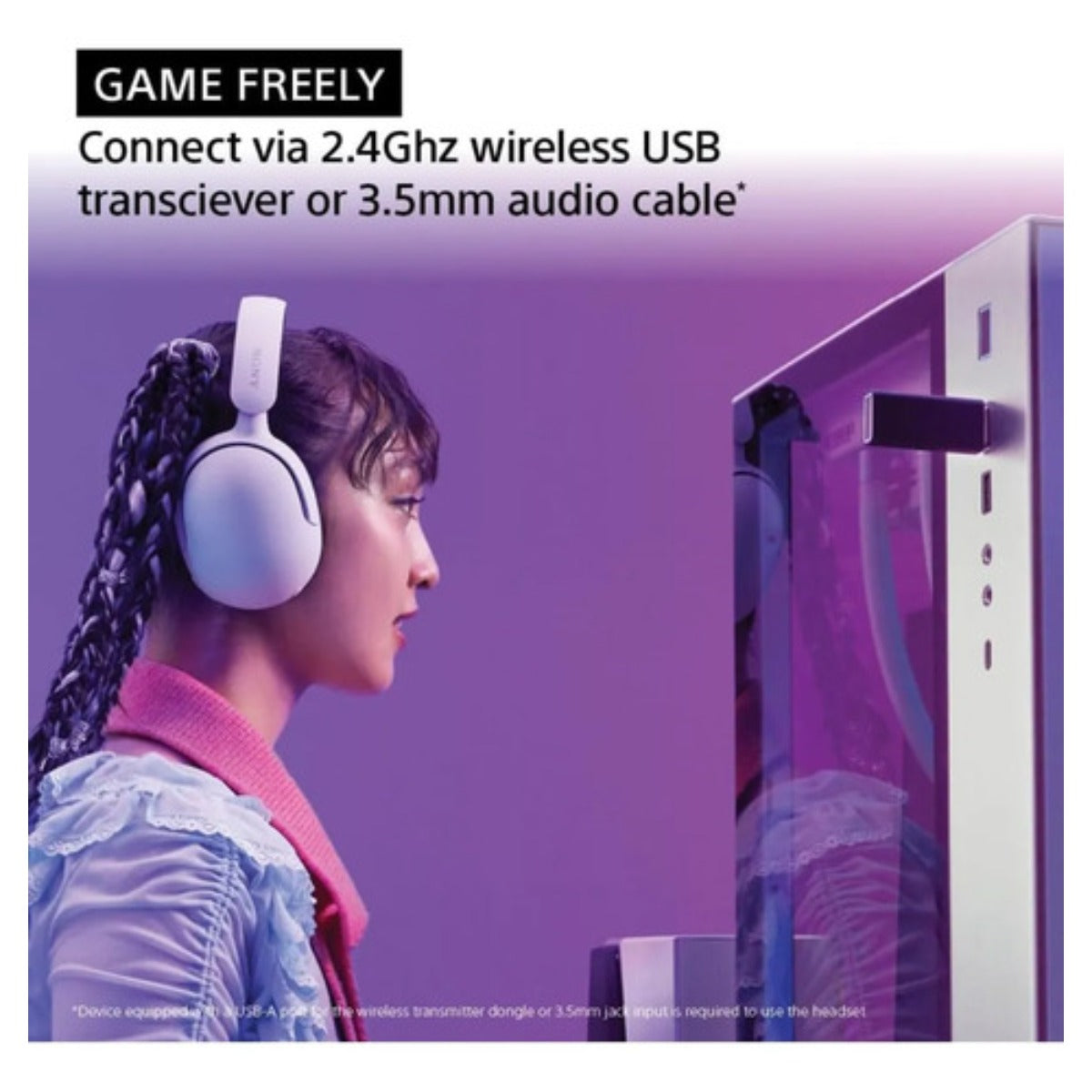 Sony Inzone H5 Audífonos Gaming Inalámbricos Ps5 Pc