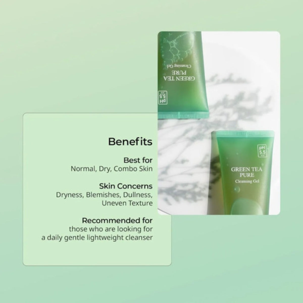 Yadah Gel Limpiador Facial Te Verde 100ml