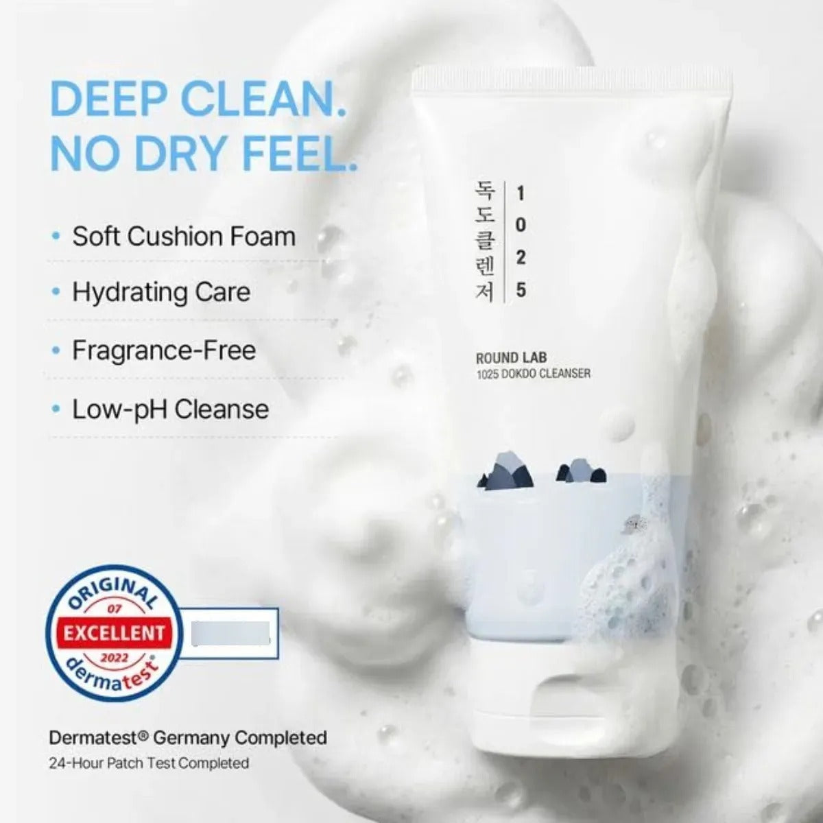 Round Lab Limpiador Facial Dokdo 1025 Hidratante 150ml