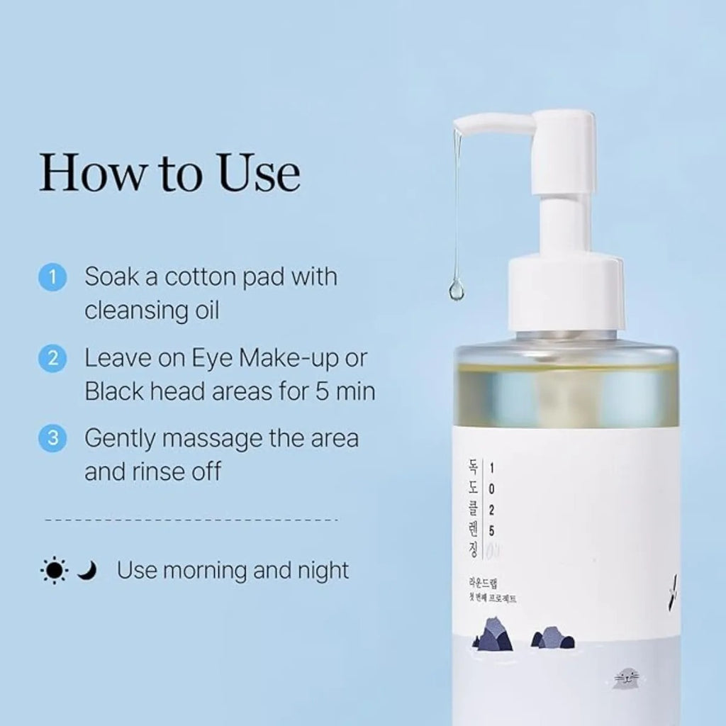 Round Lab Aceite Limpiador Facial Dokdo 1025 Skincare 200ml
