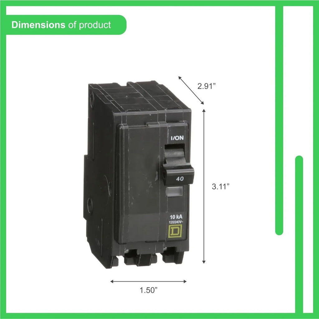 Interruptor 40amp Square D By Schneider Electric Qo240cp