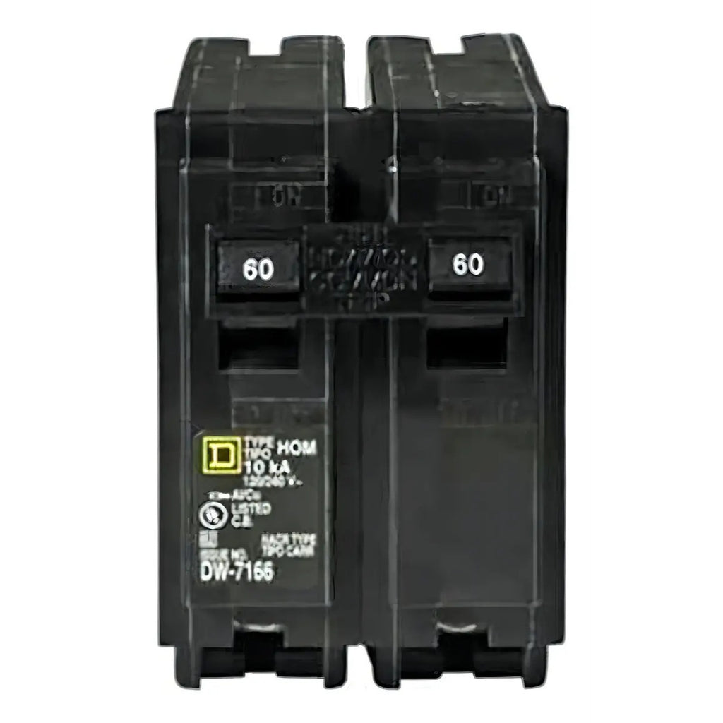Square D - Hom260cp Interruptor De Circuito Enchufable De 60 Amperios Y 2 Polos