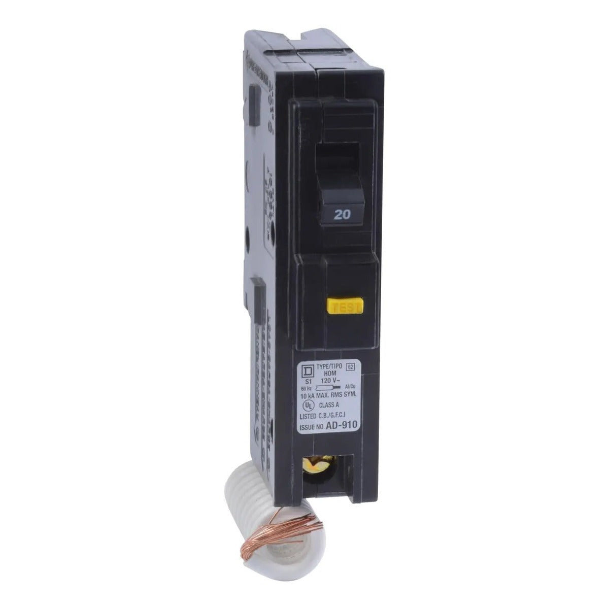 Breacker Square D 20 Amp 1 Polo 120/240 Volts Hom120gficp