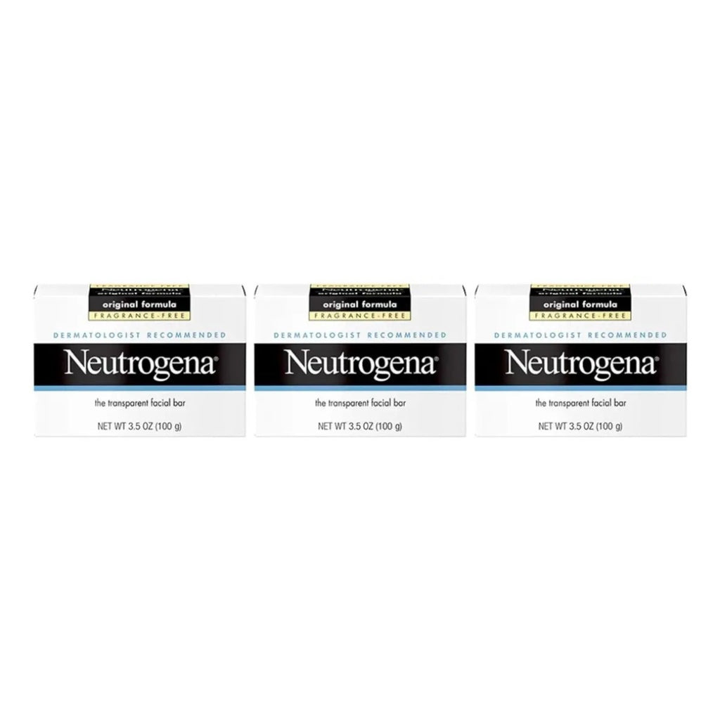 Jabón Facial Neutrogena Sin Fragancia 100 G Piel Suave