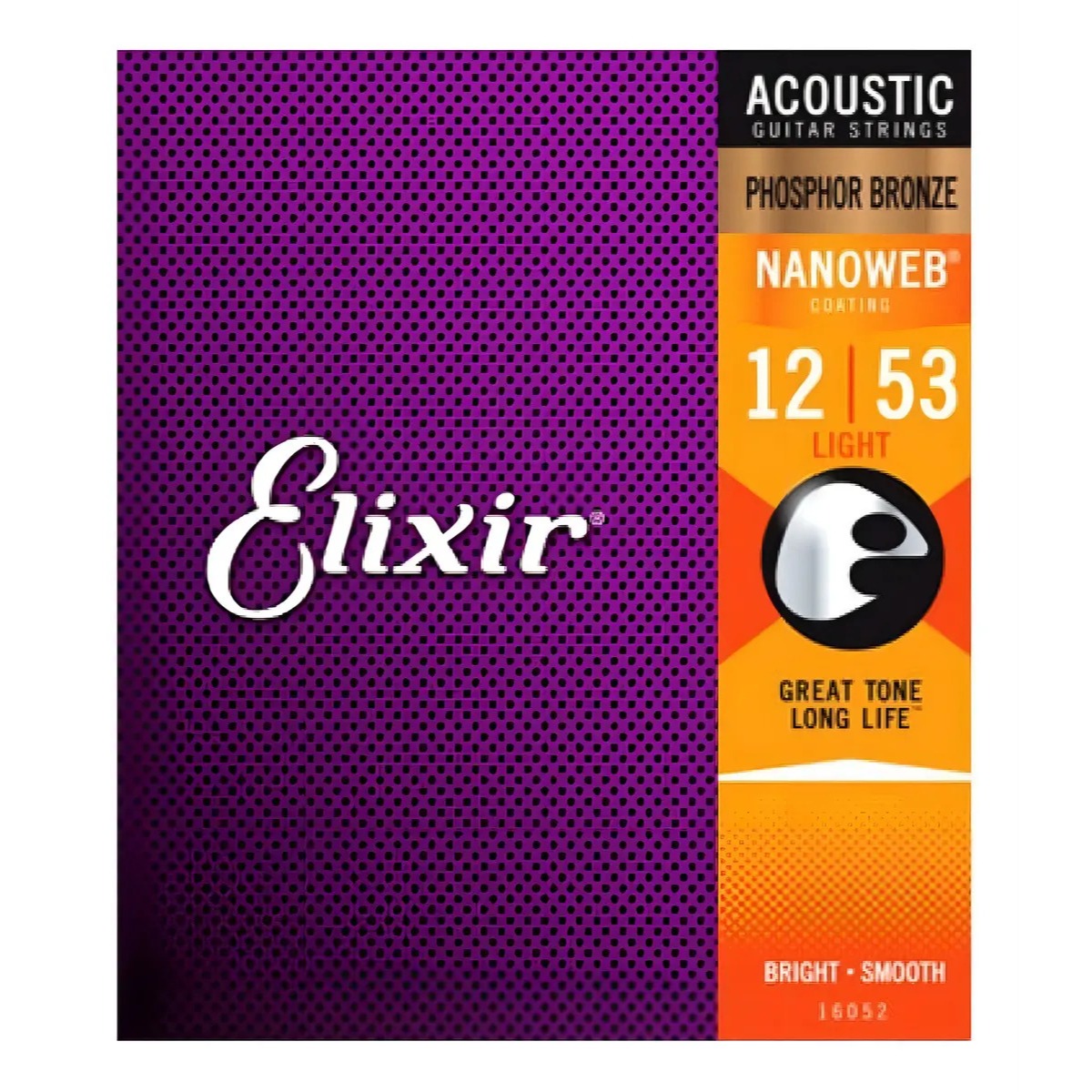 Elixir Cuerdas Guitarra Acústica Bronce 80/20 Con Nanoweb