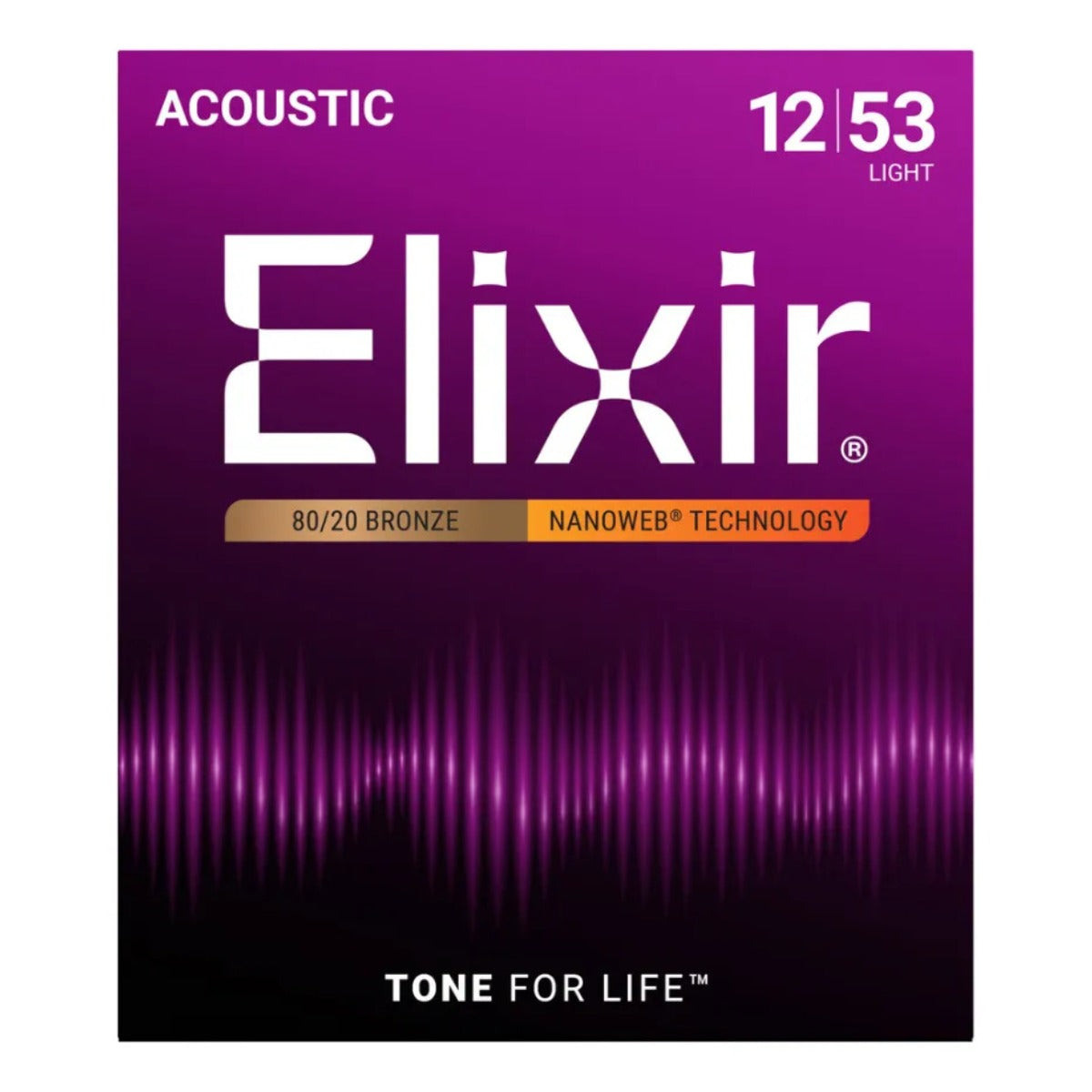 Elixir Cuerdas Guitarra Acústica Bronce 80/20 Con Nanoweb