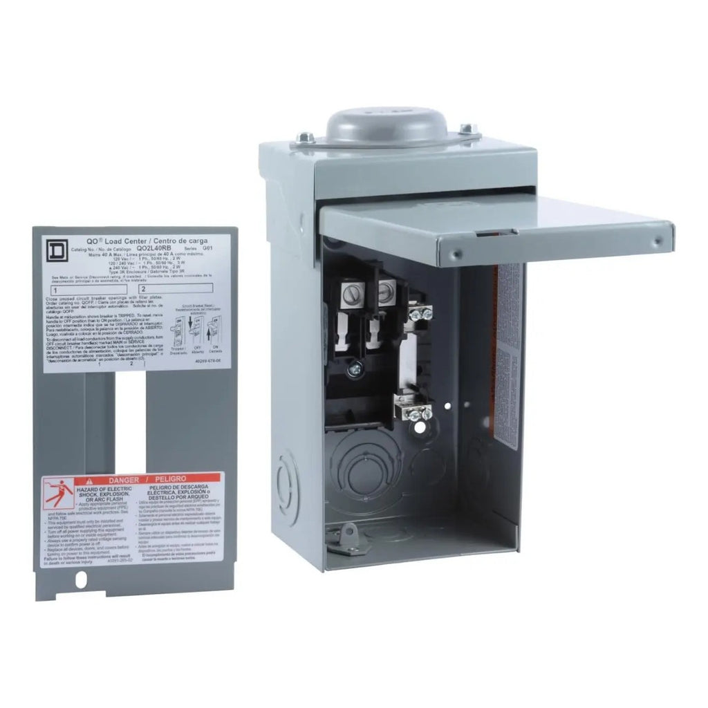 Centro De Carga Square D Qo2l40rbcp 40a Gris Superficie