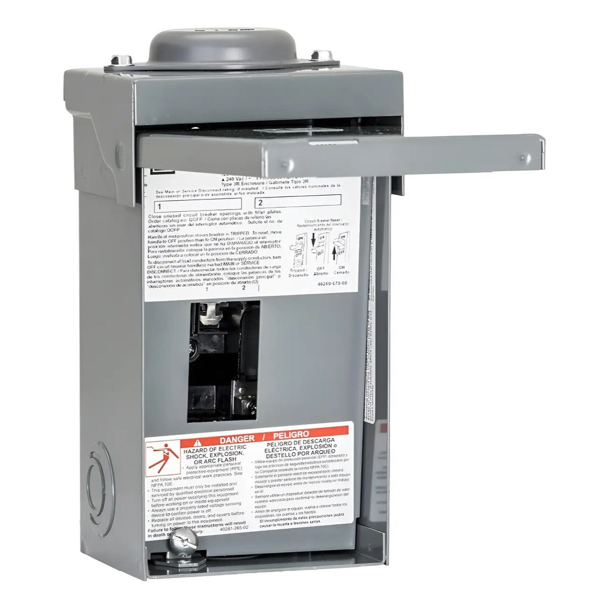 Centro De Carga Square D Qo2l40rbcp 40a Gris Superficie