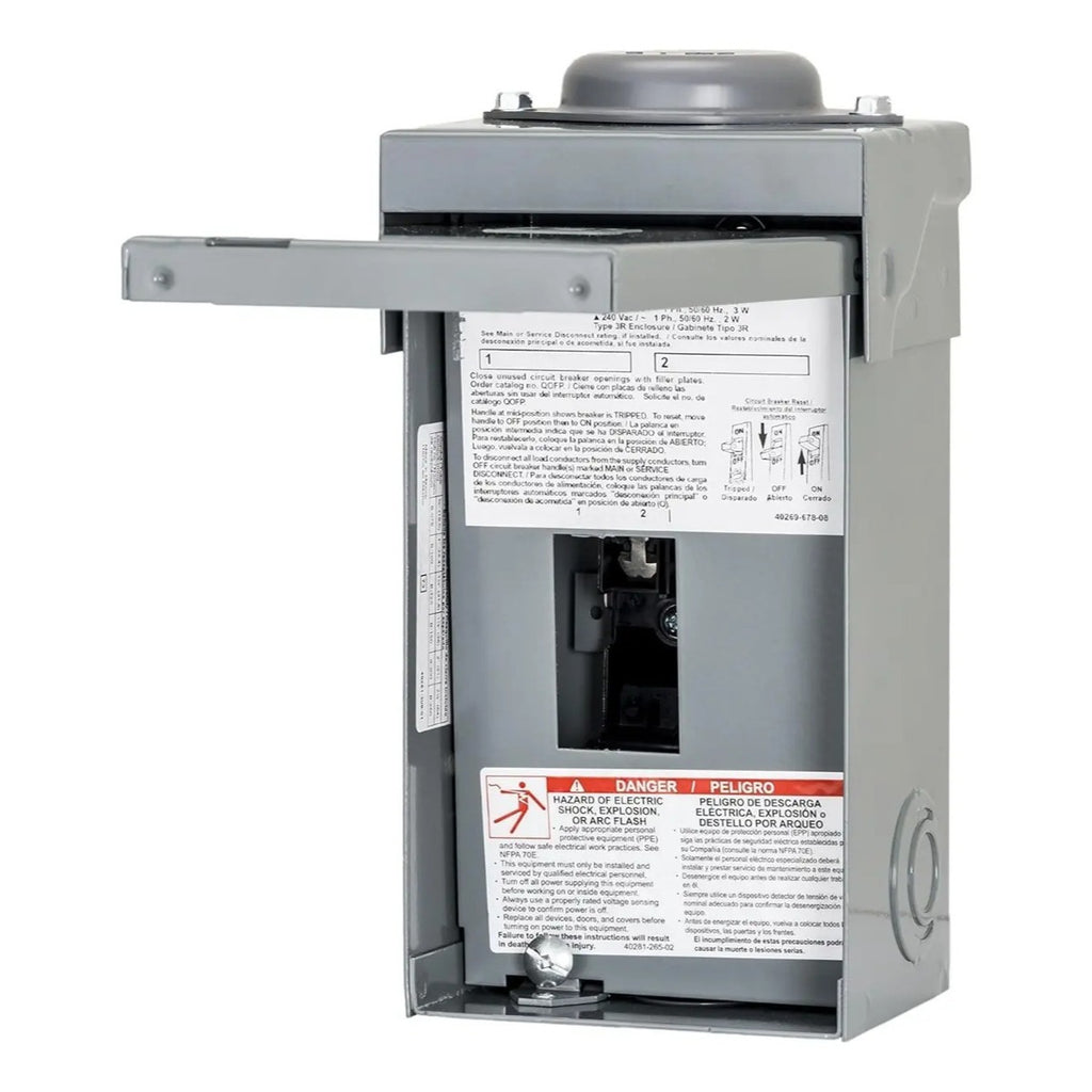 Centro De Carga Square D Qo2l40rbcp 40a Gris Superficie