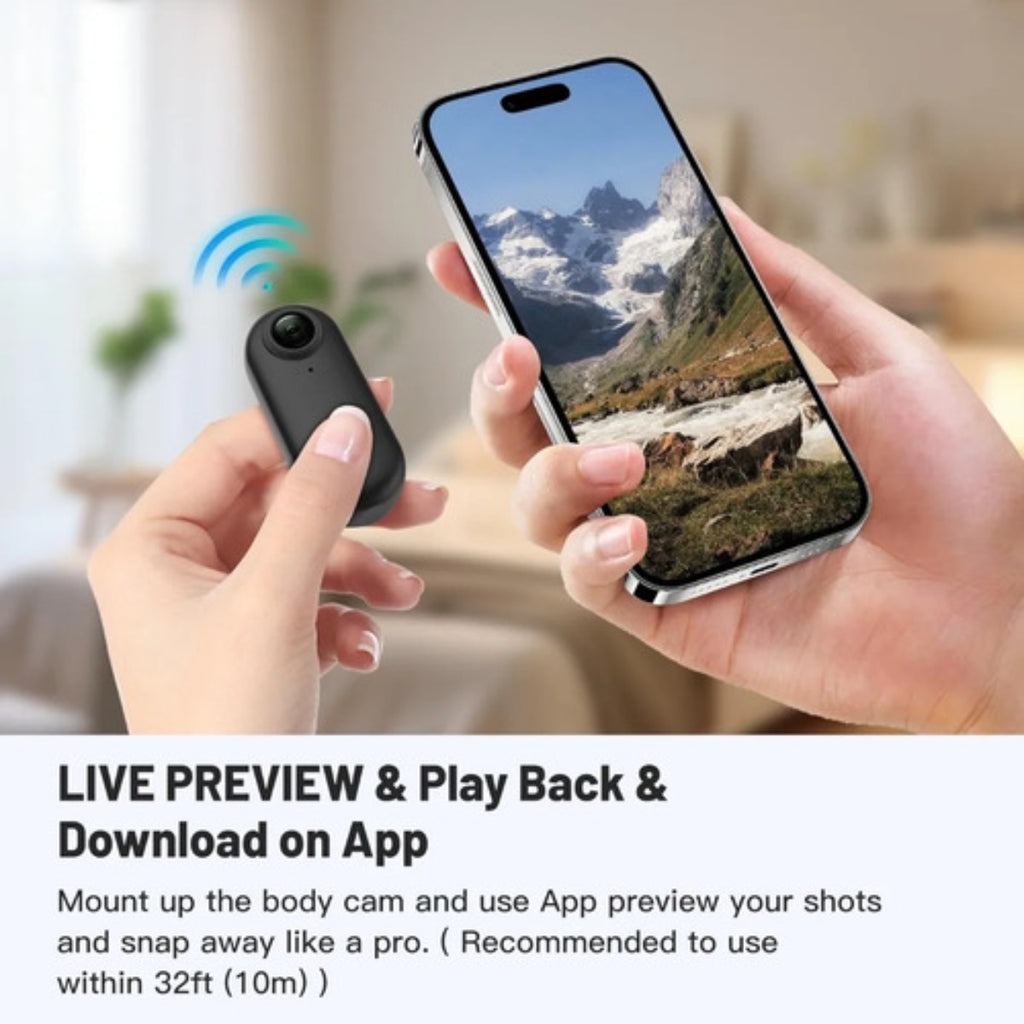 Mini Camara Corporal 4k 128gb Portatil Grabacion