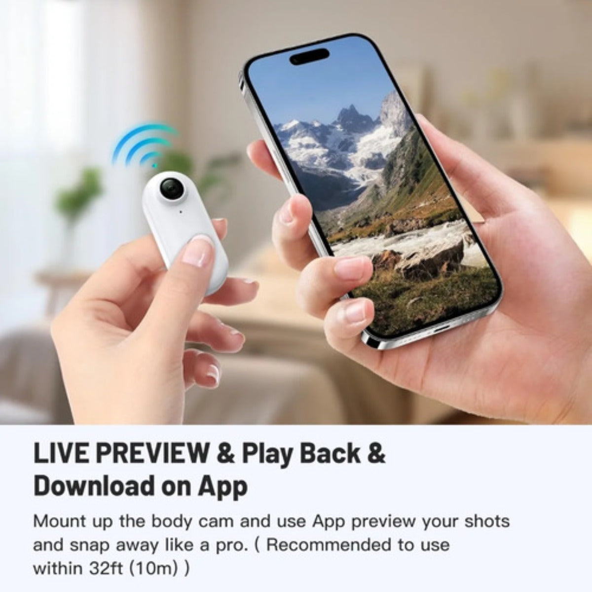 Mini Camara Corporal 4k 128gb Portatil Grabacion