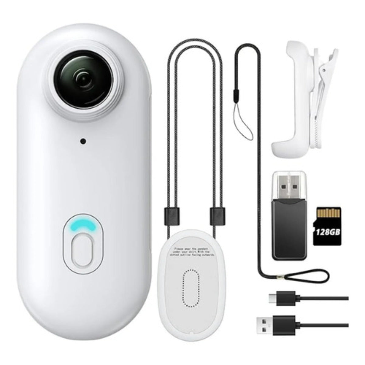 Mini Camara Corporal 4k 128gb Portatil Grabacion