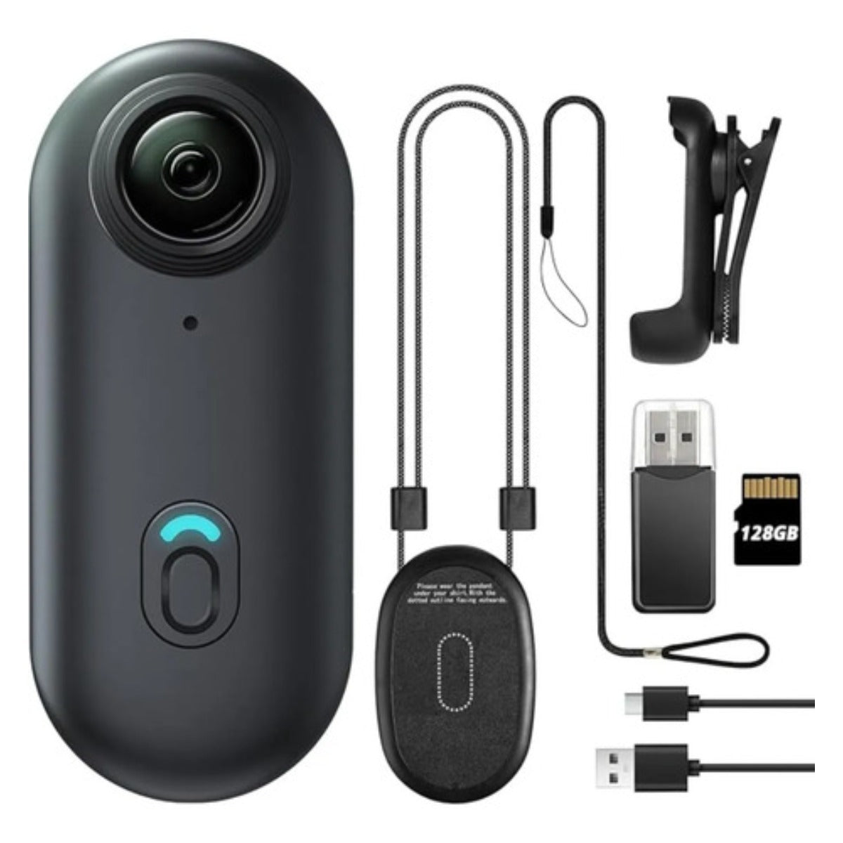 Mini Camara Corporal 4k 128gb Portatil Grabacion