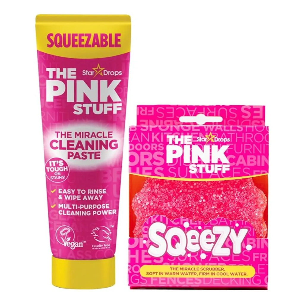 The Pink Stuff Pasta 300g + Esponja Squeezable Limpiadora