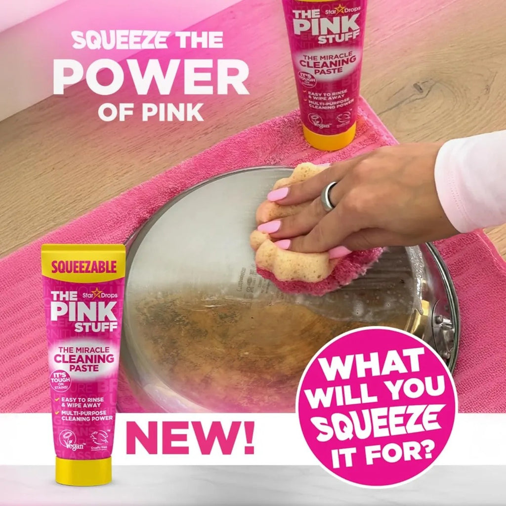 The Pink Stuff Pasta 300g + Esponja Squeezable Limpiadora