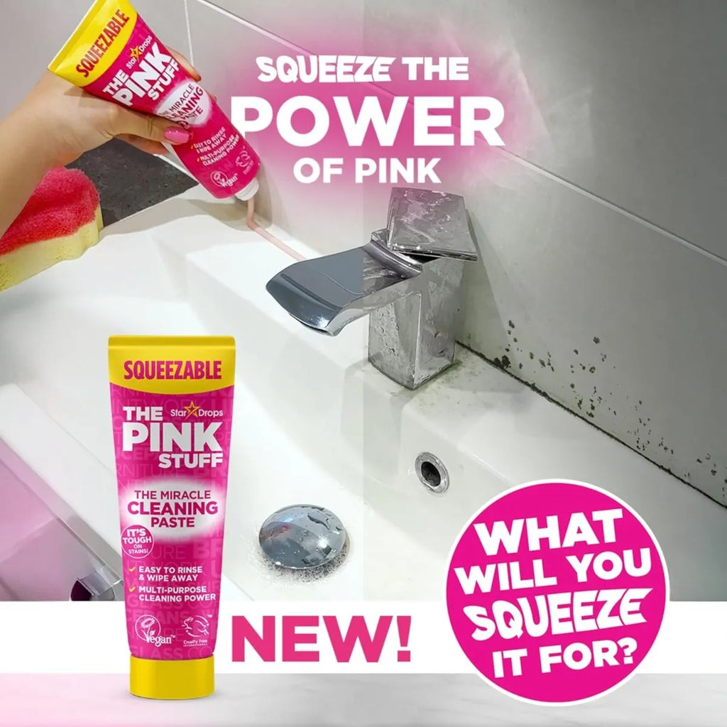 The Pink Stuff Pasta 300g + Esponja Squeezable Limpiadora