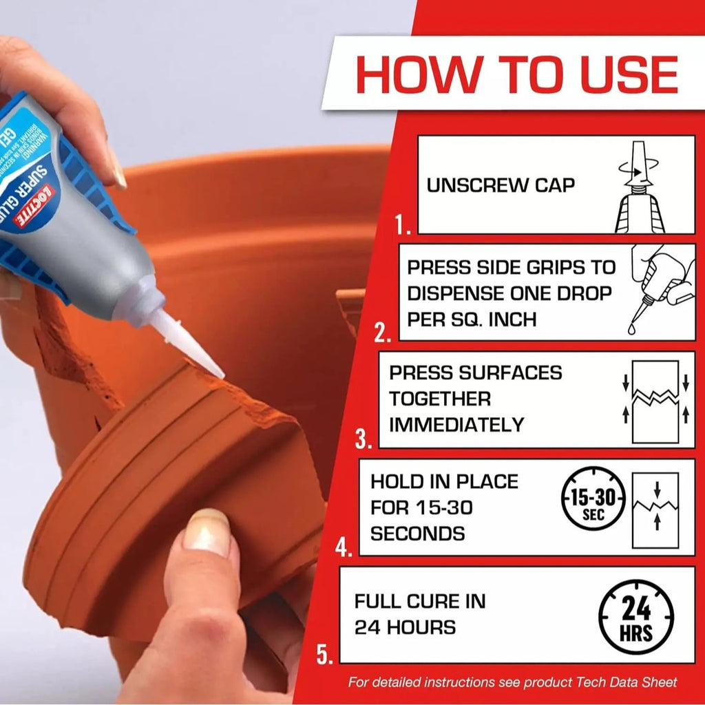 Loctite Pegamento Gel Super Glue Liquid 4 Gramos