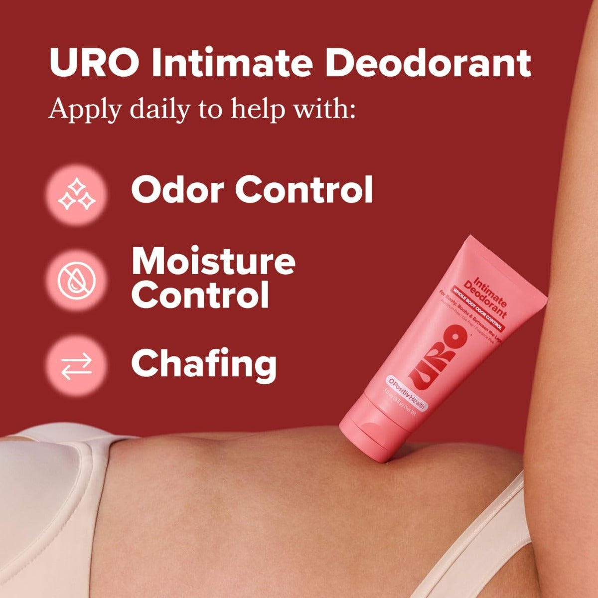 Crema Desodorante Corporal URO 85g Hipoalergénica