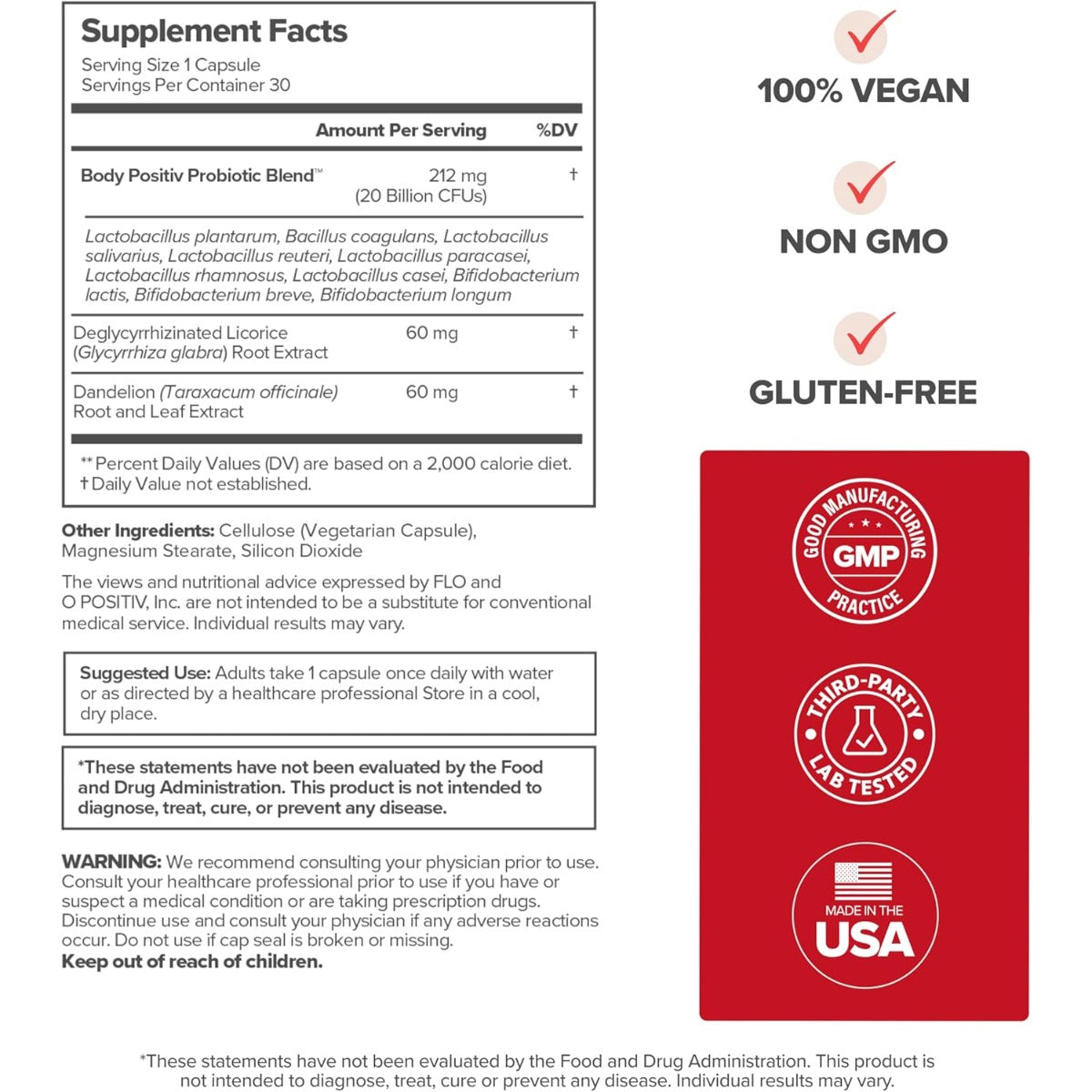Probióticos URO Mujeres 30 cápsulas Whole Body Sin Gluten