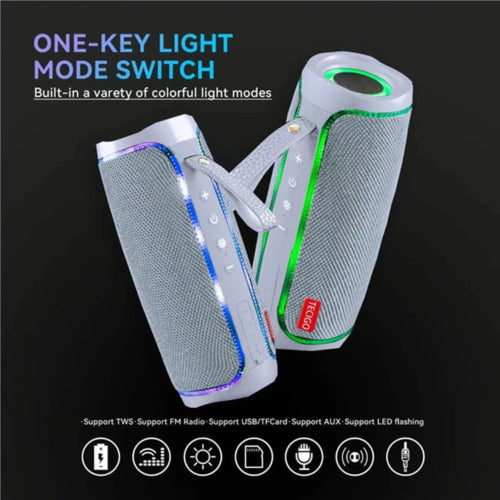 Bocina Tecigo Bluetooth Portátil Exterior Recargable