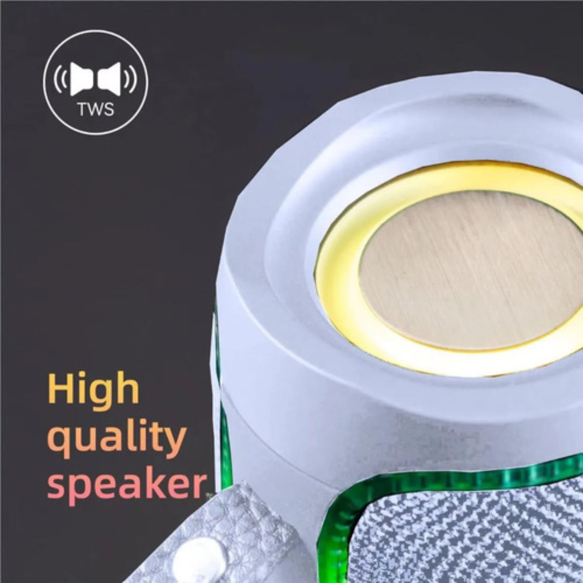 Bocina Tecigo Bluetooth Portátil Exterior Recargable