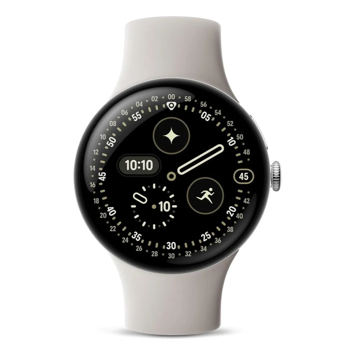 Reloj Smartwatch Google Pixel Watch 4 Lte 45mm Plata