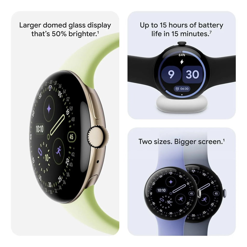 Reloj Smartwatch Google Pixel Watch 4 Lte 45mm Plata