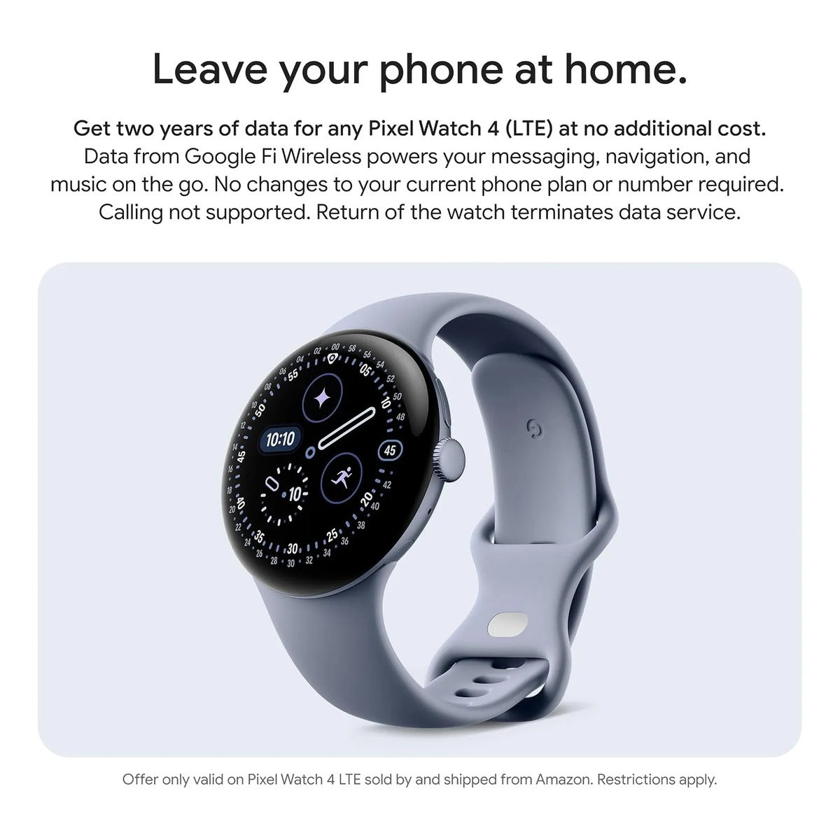 Reloj Smartwatch Google Pixel Watch 4 Lte 45mm Plata