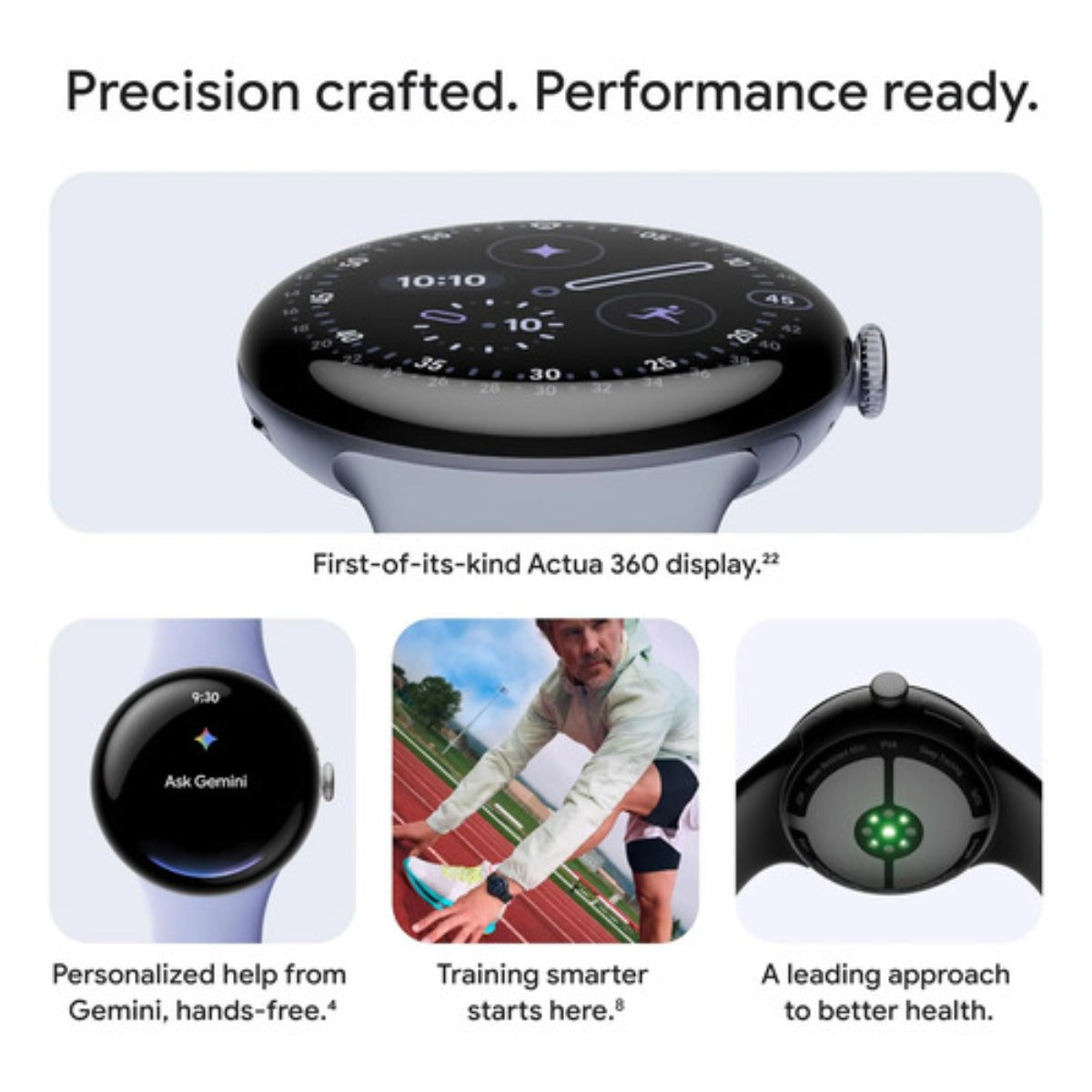 Reloj Smartwatch Google Pixel Watch 4 Lte 41mm Plata
