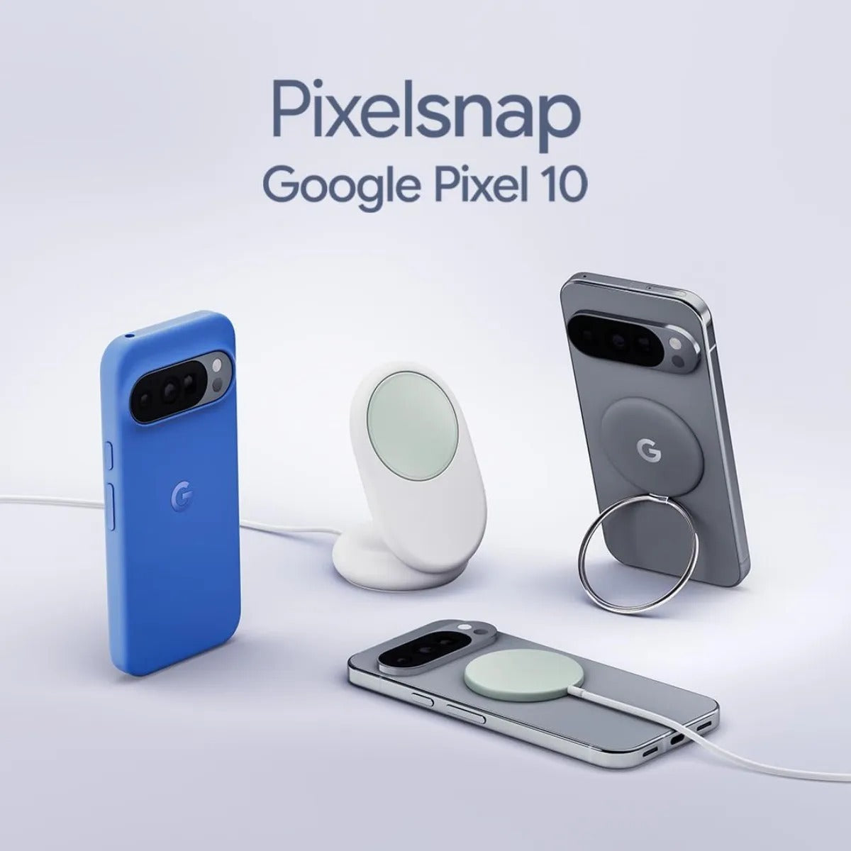 Cargador Google Pixelsnap Con Base Carga Rapida 25w