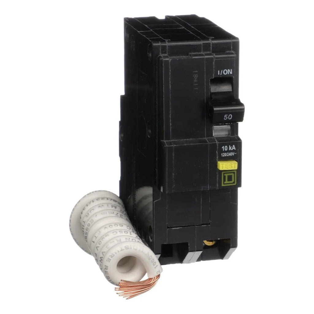 Square D Breaker 50 Amp 2 Polos Gfci Qo250gficp 240 Volts