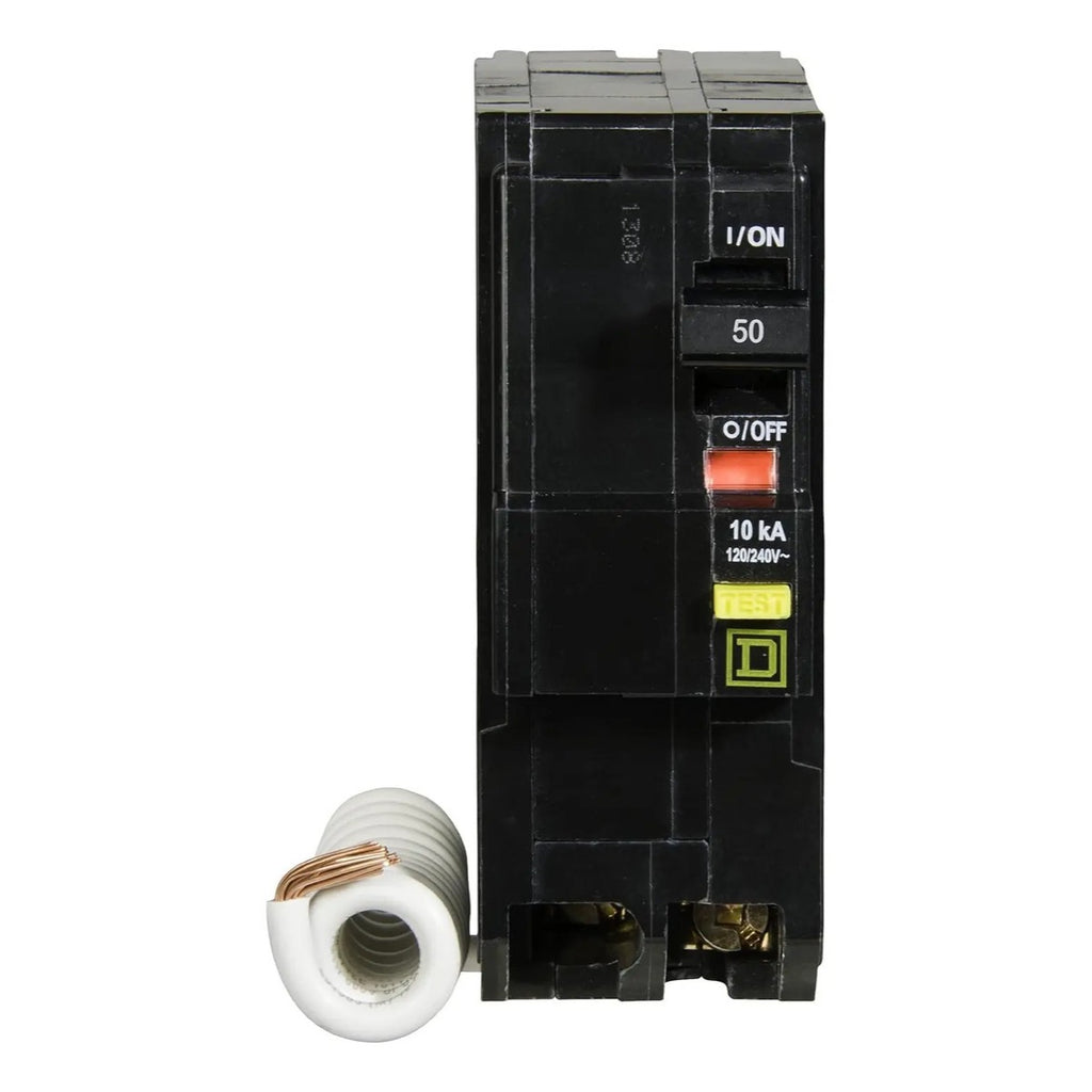 Square D Breaker 50 Amp 2 Polos Gfci Qo250gficp 240 Volts