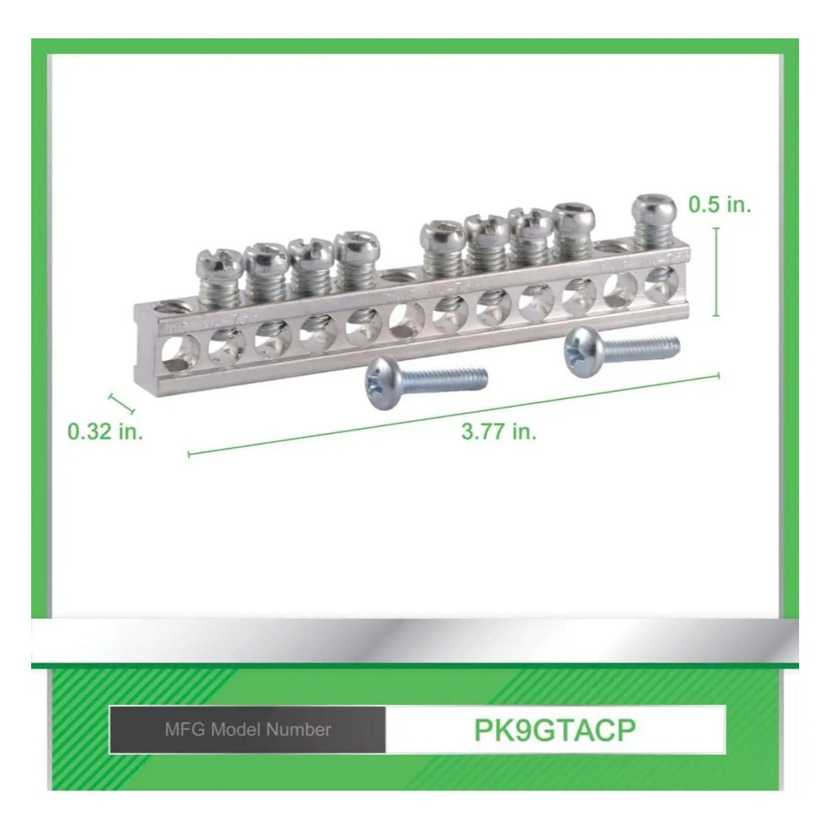 Barra Tierra Square D Pk9gta Panel Nqod 100a Resistente