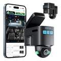 Cámara De Auto Lamtto 4g Lte Dual Frontal E Interior Gps Antirobo