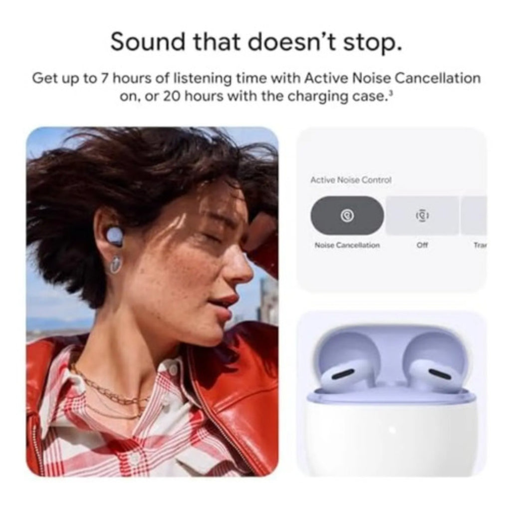 Google Pixel Buds 2a Bluetooth Cancelacion Ruido Bateria 20h
