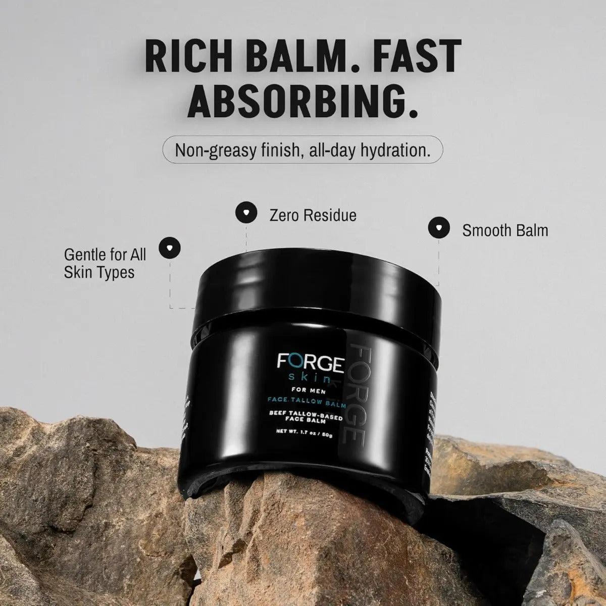 Crema Facial Para Hombres 50g Forge Skin