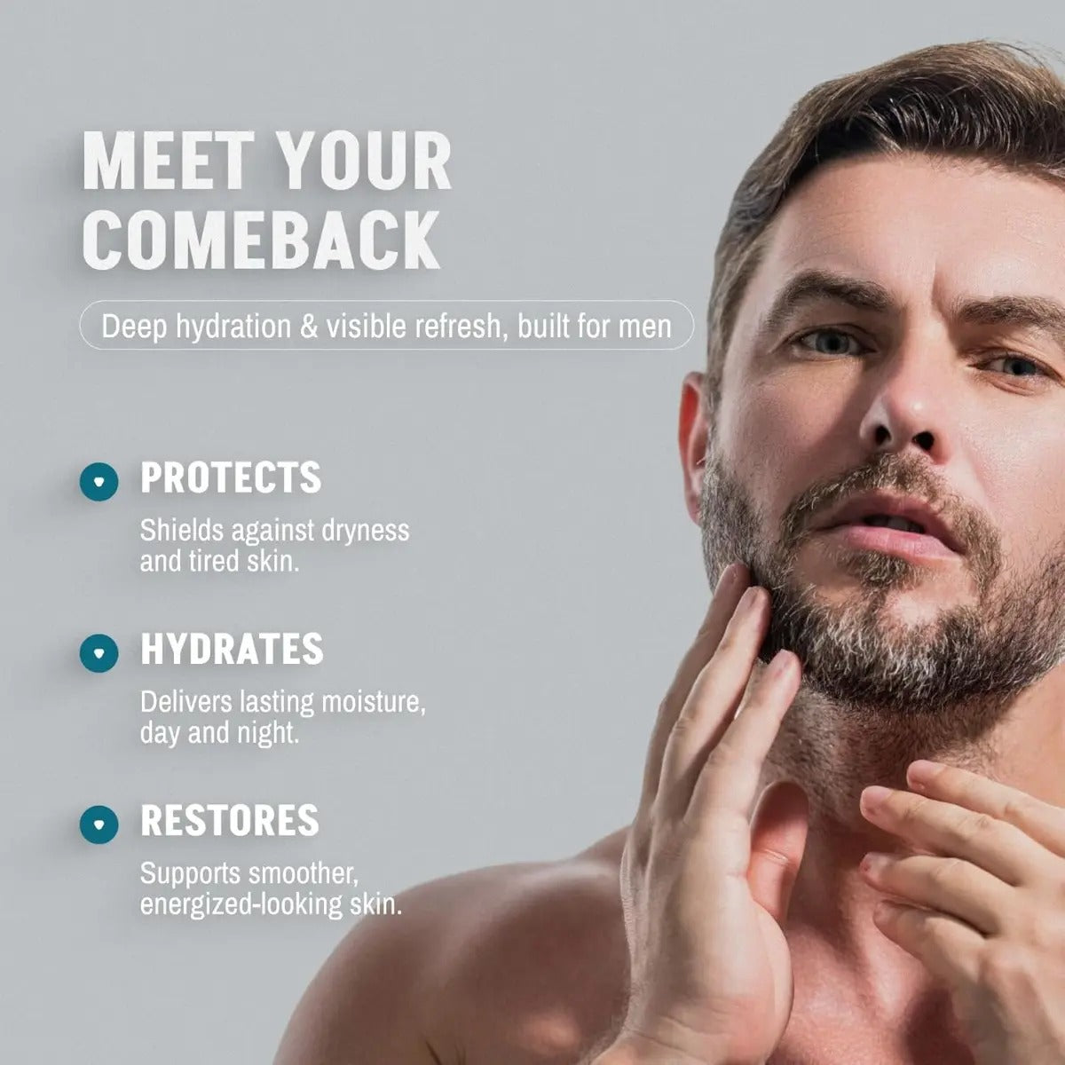 Crema Facial Para Hombres 50g Forge Skin