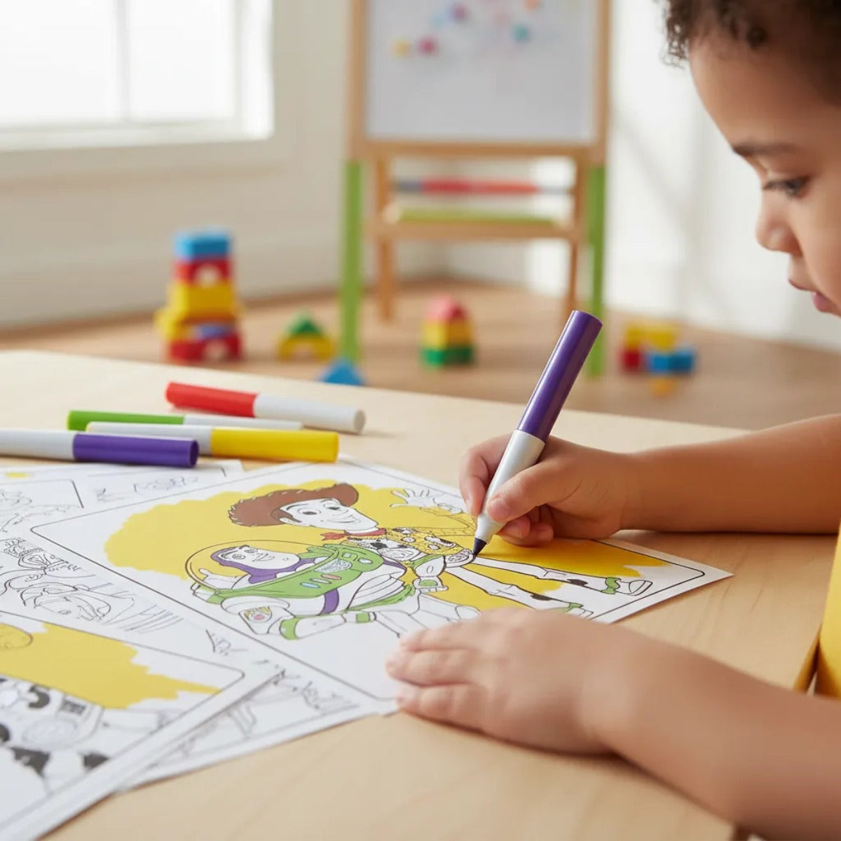 Crayola Color Wonder Niños Toy Story 5 Páginas Y Marcadores