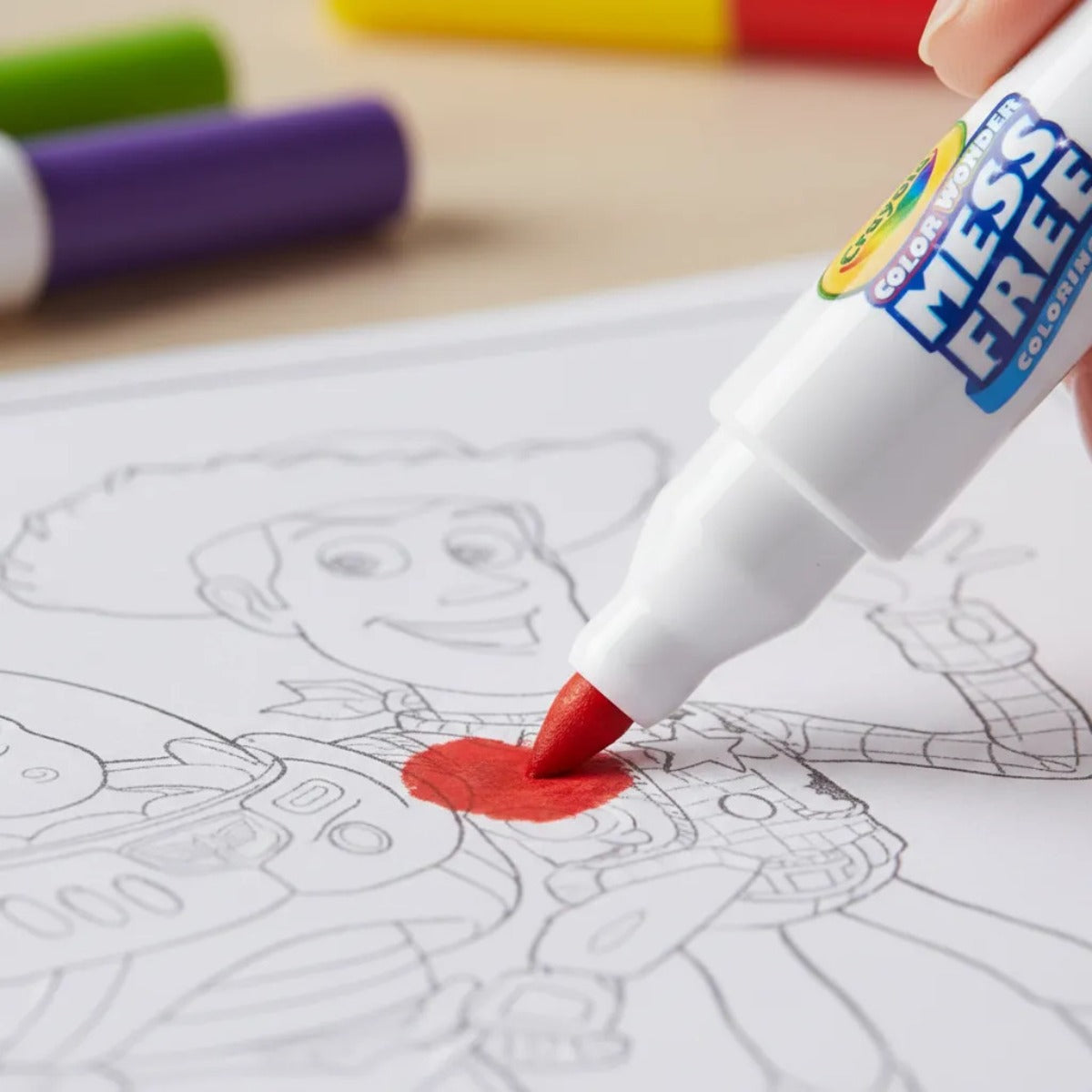 Crayola Color Wonder Niños Toy Story 5 Páginas Y Marcadores