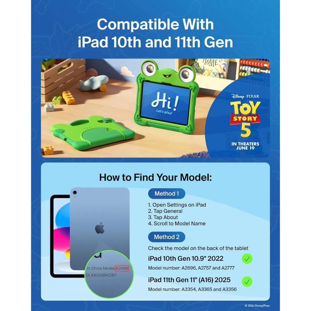 Funda Ipad Lilypad Toy Story 5 11th 2025 10th 2022 Belkin