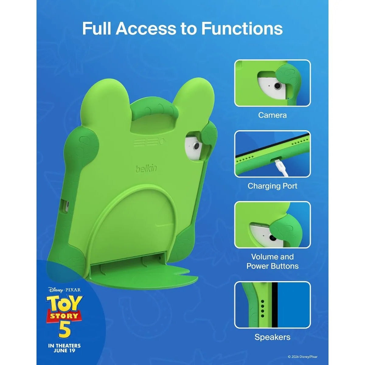 Funda Ipad Lilypad Toy Story 5 11th 2025 10th 2022 Belkin