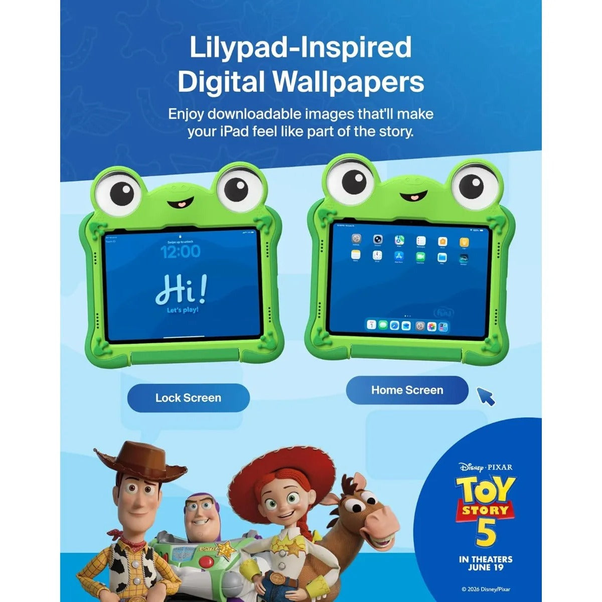 Funda Ipad Lilypad Toy Story 5 11th 2025 10th 2022 Belkin