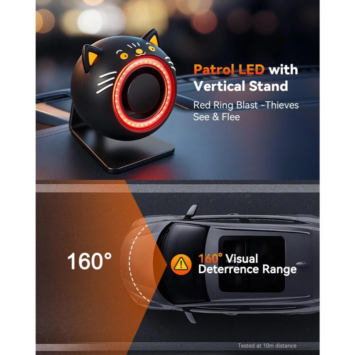 Alarma Inalámbrica Auto 120db Sensor Movimiento